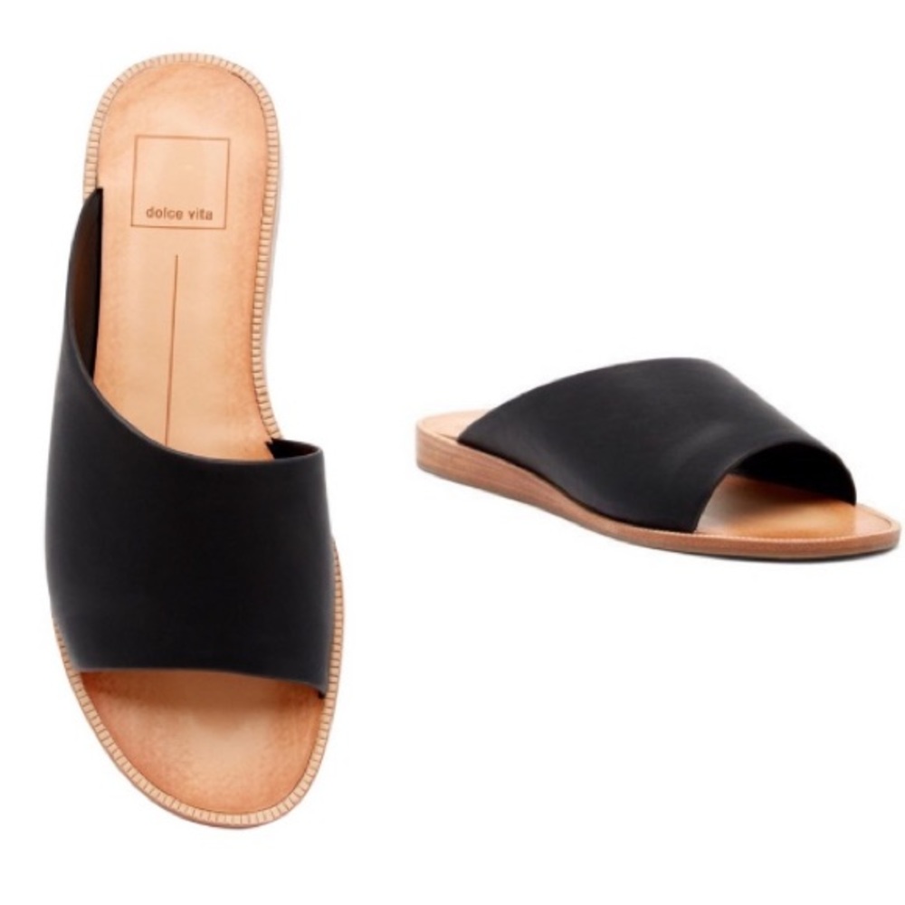 Dolce Vita Women’s Prita Black Flat Sandal - 8.5